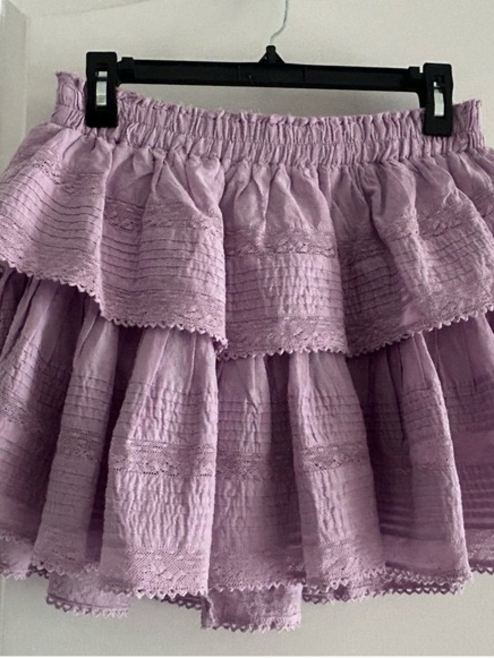 LoveShackFancy Ruffle Mini Skirt - Picture 3 of 8